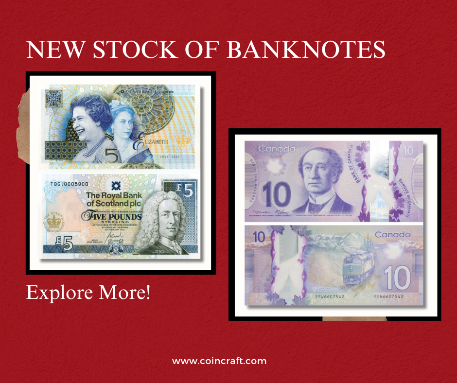 New Stock of Banknotes - January 2025